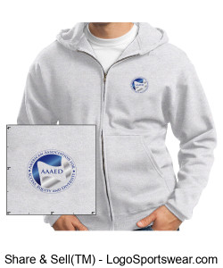 AAAED sweatshirt with tag line "Advocate.Educate.Activate" Design Zoom